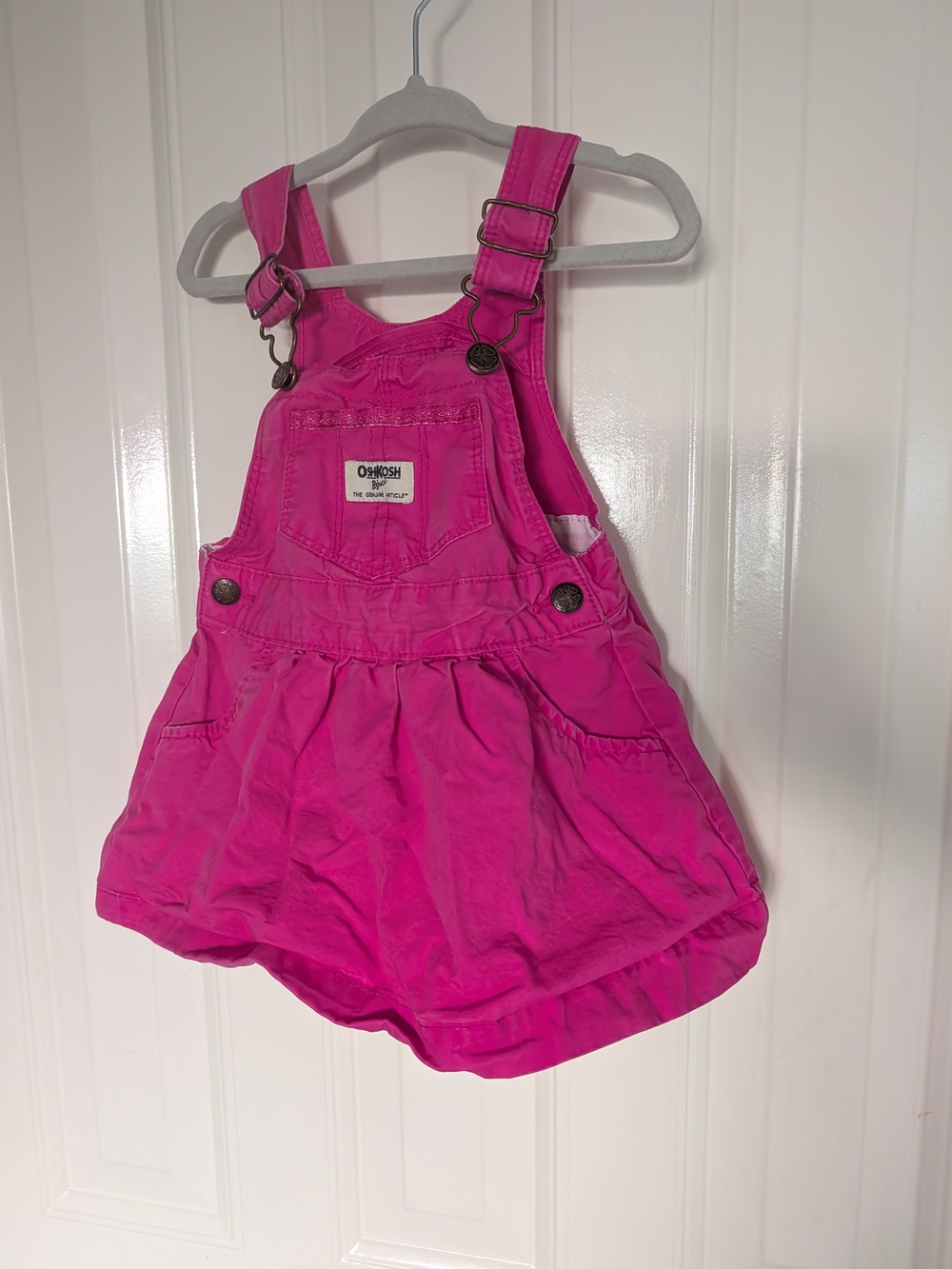 Vtg OshKosh B'gosh Pink Girls' Overall Dress